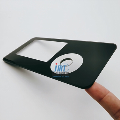 4mm tempered ultra clear glass hole and silk screen printing